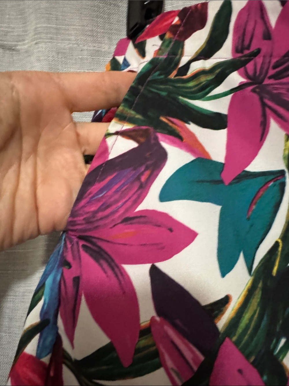 Lily Hagen Active Skort-Sz 14-Botanical Print-Pockets-Zip Back - Picture 7 of 15